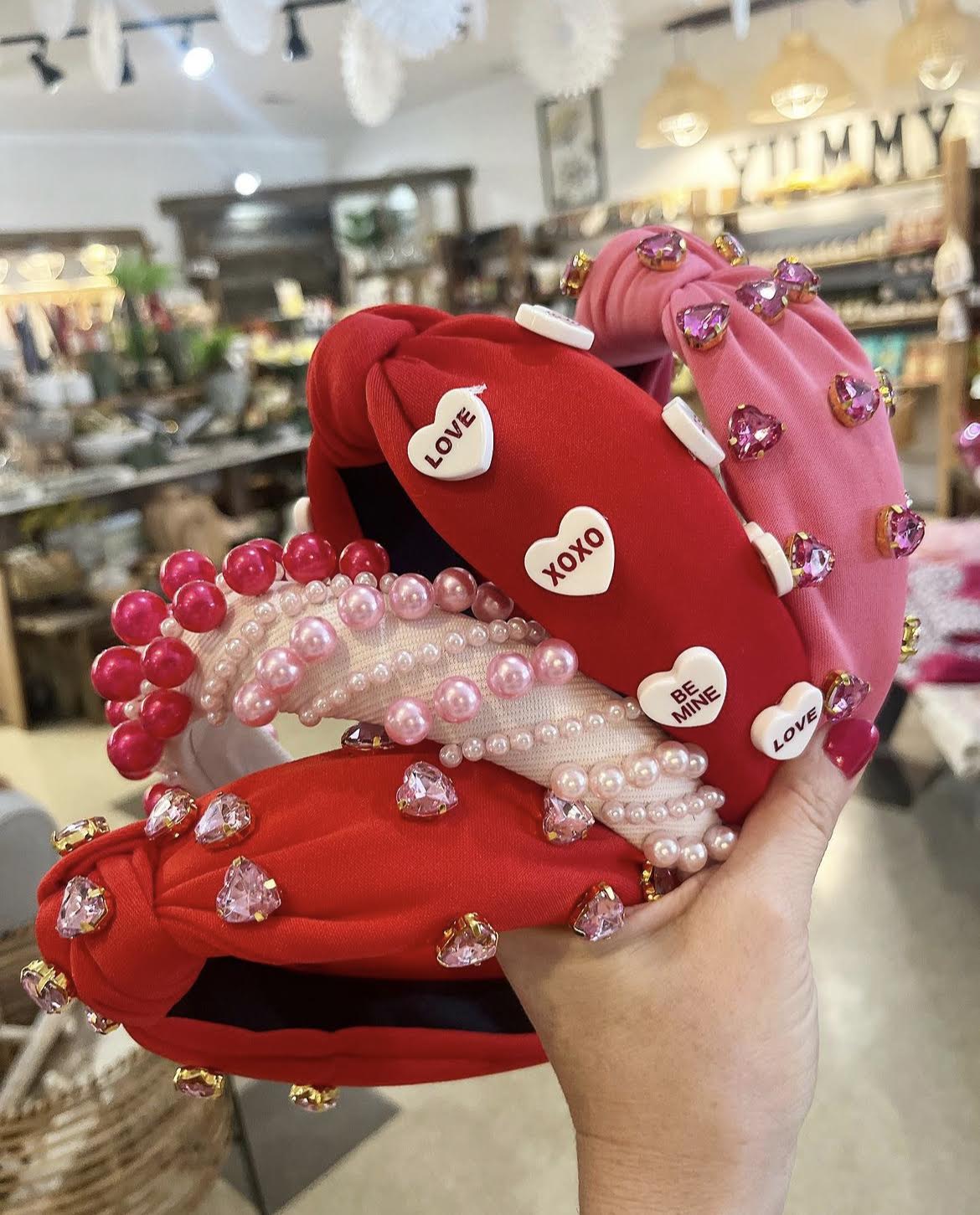 Valentine Headband's Various Style Go Girl Shoppe