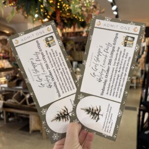 holiday launch party tickets